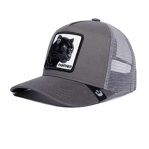 Goorin Bros. Unisex-Erwachsene The Farm Original Adjustable Snapback Mesh Trucker Hat Baseballkappe, Grau (der Panther), Einheitsgröße von Goorin Bros.