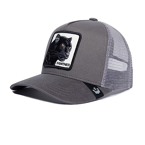 Goorin Bros. The Farm Original Core Unisex Adjustable Snapback Trucker Hat, Grey (The Panther), One Size, Grau (Der Panther), EinheitsgröÃŸe von Goorin Bros.