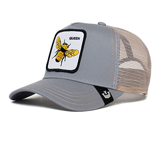 Goorin Bros. Unisex Verstellbare Trucker-Hüte aus Netzstoff für den Bauernhof Baseballkappe, Schiefer (Bienenkönigin), One Size von Goorin Bros.