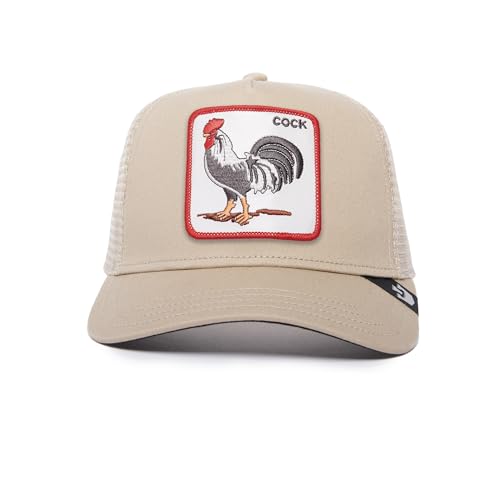 Goorin Bros. Unisex-Erwachsene The Farm Original Adjustable Snapback Trucker Hat Baseballkappe, Khaki (Der Hahn), Einheitsgre von Goorin Bros.