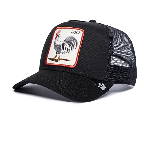 Goorin Bros. The Farm Unisex Mesh Snapback Trucker Hut, Ebony (The Cock), One Size, Ebony (The Cock), One size von Goorin Bros.