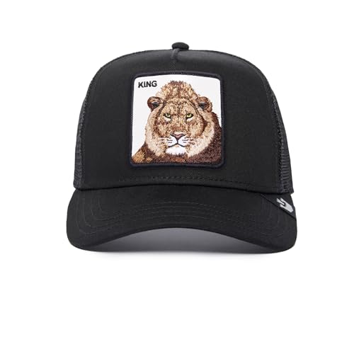 Goorin Bros. Unisex-Erwachsene The Farm Original Adjustable Snapback Trucker Hat Baseballkappe, Onyx (der König Löwe), Einheitsgre von Goorin Bros.