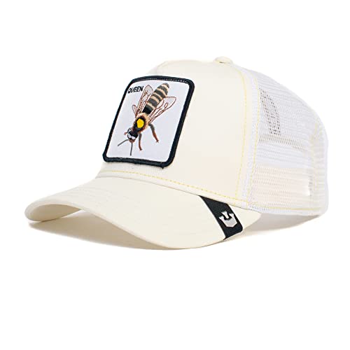 Goorin Bros. The Queen Bee Biene White A-Frame Adjustable Trucker Cap - One-Size von Goorin Bros.