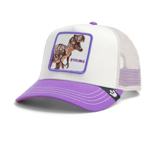 Goorin Bros. The Strong Dino A-Frame Trucker Cap Weiß Lila - One-Size von Goorin Bros.