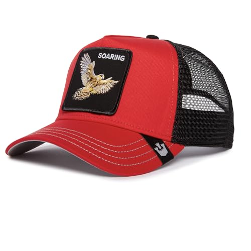 Goorin Bros. Trucker Cap Falcon Fan Rot Schwarz, Size:OneSize von Goorin Bros.