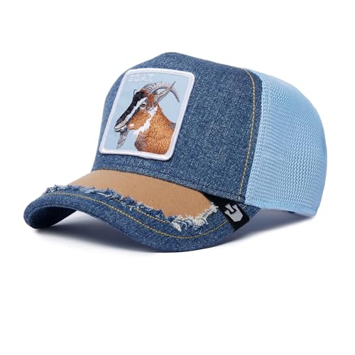 Goorin Bros. Trucker Cap Silky Goat Denim Blau, Size:OneSize von Goorin Bros.