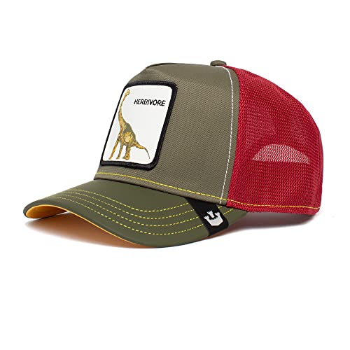 Goorin Bros. Thunder Lizard Hervibore Olive A-Frame Adjustable Trucker Cap - One-Size von Goorin Bros.