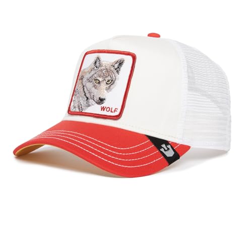 Goorin Bros. Trucker Cap Wolf Fan White Weiß Rot, Size:OneSize von Goorin Bros.