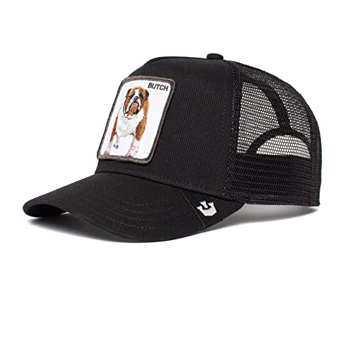 Goorin Bros. Unisex-Erwachsene Farm Original Adjustable Snapback Mesh Trucker Hat Baseballkappe, Schwarz (The Butch), Einheitsgröße von Goorin Bros.