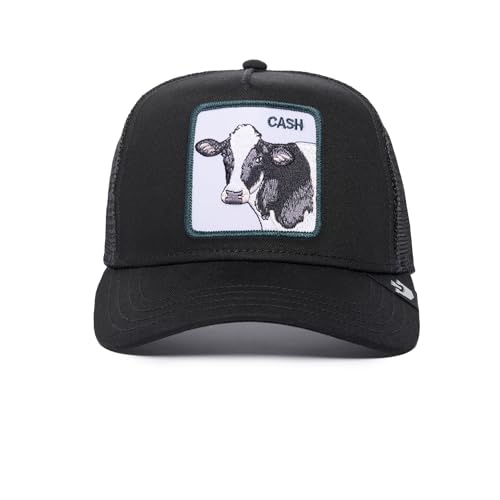 Goorin Bros. Unisex-Erwachsene Farm Original Adjustable Snapback Mesh Trucker Hat Baseballkappe, Schwarz (The Cash Cow), Einheitsgre von Goorin Bros.