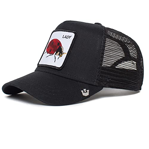 Goorin Bros. Unisex-Erwachsene The Farm Baseball Trucker Hat Baseballkappe, Schwarz (der Marienkäfer), Einheitsgre von Goorin Bros.