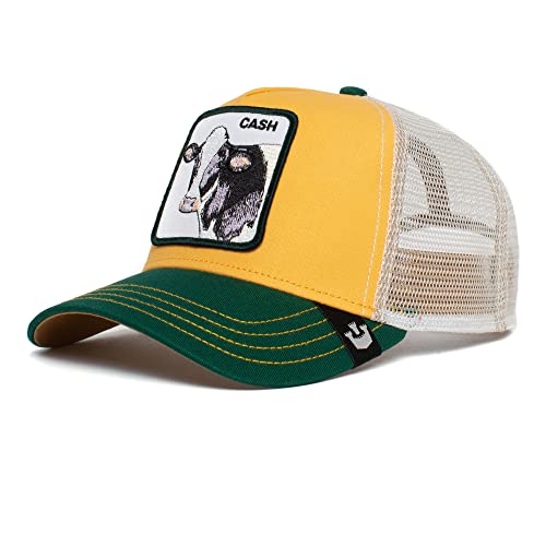 Goorin Bros. Unisex-Erwachsene The Farm Original Adjustable Snapback Trucker Hat Baseballkappe, Gelbe Cash-Kuh, Einheitsgröße Goorin Bros. Unisex-Erwachsene The Farm Original Adjustable Snapback Trucker Hat Baseballkappe, Gelbe Cash-Kuh, Einheitsgröße von Goorin Bros.