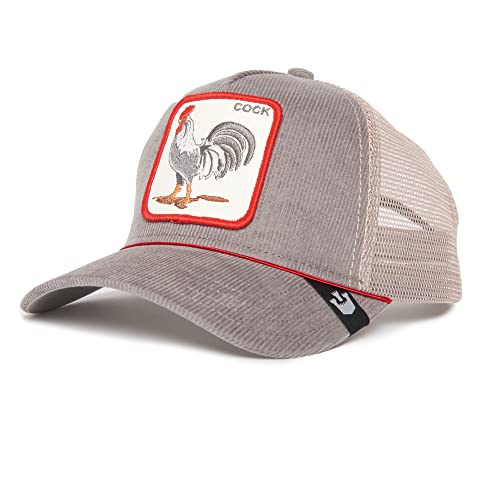 Goorin Bros. Unisex-Erwachsene The Farm Trucker-Kappe Aus Netzstoff Für Damen Und Herren Baseballkappe, Grau, Einheitsgröße von Goorin Bros.