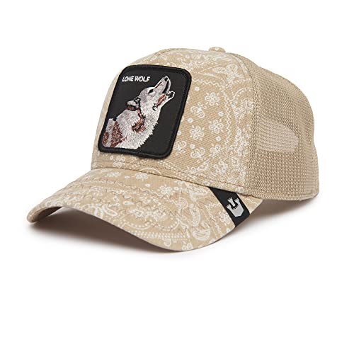 Goorin Bros. Unisex Farm Collection Trucker-Kappe, verstellbar, Netzstoff Baseballkappe, Hellbraunes Paisley (Sign O' The Times), One Size von Goorin Bros.