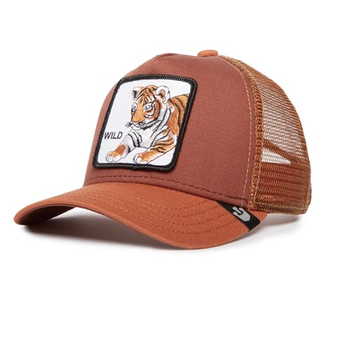 Goorin Bros. Unisex-Kinder The Farm Kids Trucker Hat Baseballkappe, Braun (Wild Tiger – Kinder), Einheitsgröße von Goorin Bros.