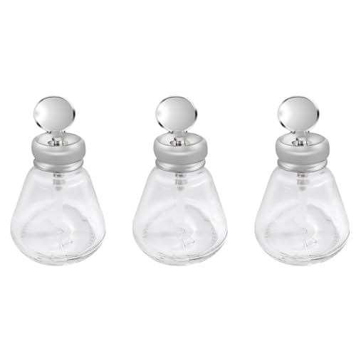 Goorvoucs 3X Leere Nagel Lack Make-Up Entferner Pump Glas Druck Presse Flasche von Goorvoucs