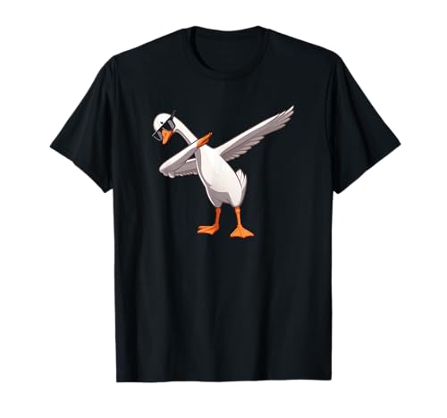 Lustige Gans Dabbing Sonnenbrille Entchen Männer Frauen Kinder T-Shirt Lustige Gans Dabbing Sonnenbrille Entchen Männer Frauen Kinder T-Shirt von Goose byAxisone