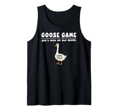 Lustiges Gans-Spiel Don't Look Game Over für Jungen Mädchen Kinder Tank Top von GooseAxis1