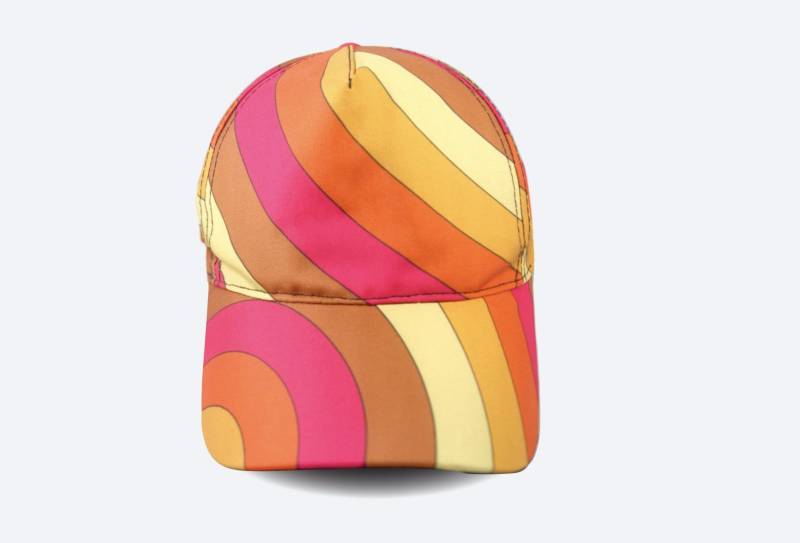 Die Grand Sand Regenbogen Mütze | Ein Fabelhaft Strahlender Baseballhut Für Diejenigen, Die Orange Und Rosa Snapback Gans Taffy von GooseTaffy