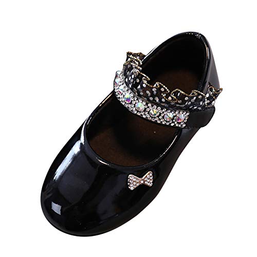 Goosuny Halbschuhe Mädchen Bequem Lackleder Kleinkind Sneaker Ballerinas Leder Kinder Mädchen Ballerinas Festliche Taufschuhe Schuhe Für Festliche Partei Hochzeit von Goosuny