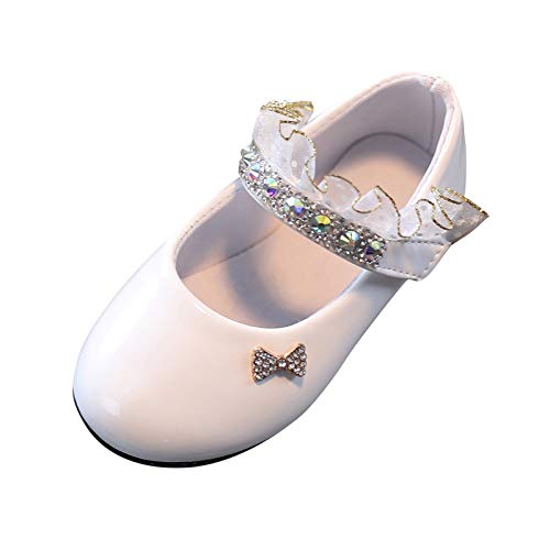 Goosuny Halbschuhe Mädchen Bequem Lackleder Kleinkind Sneaker Ballerinas Leder Kinder Mädchen Ballerinas Festliche Taufschuhe Schuhe Für Festliche Partei Hochzeit von Goosuny