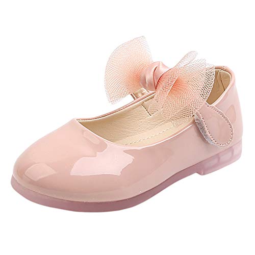 Goosuny Halbschuhe Mädchen Bequem Lackleder Kleinkind Sneaker Ballerinas Leder Kinder Mädchen Ballerinas Festliche Taufschuhe Schuhe Für Festliche Partei Hochzeit von Goosuny