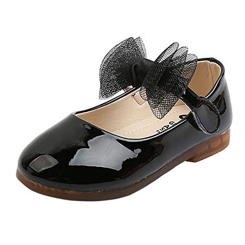 Goosuny Halbschuhe Mädchen Bequem Lackleder Kleinkind Sneaker Ballerinas Leder Kinder Mädchen Ballerinas Festliche Taufschuhe Schuhe Für Festliche Partei Hochzeit von Goosuny