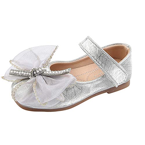 Goosuny Halbschuhe Mädchen Bequem Lackleder Kleinkind Sneaker Ballerinas Leder Kinder Mädchen Ballerinas Festliche Taufschuhe Schuhe Für Festliche Partei Hochzeit von Goosuny