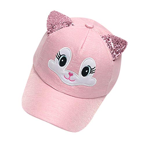 Goosuny Kinder Mädchen Baby Trucker Baseball Cap Kappe Nette Karikatur Druck Baseballmütze Jungen Beiläufiger Sonne Hut Gestickt Muster Kindercap Schildkappe Sommer, Alter: 1-4 Jahr von Goosuny