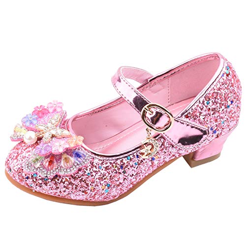 Goosuny Mädchen Prinzessin Bowknot Schuhe Kleinkind Anti-Rutsch Party Ballerinas Schuhe Weiche Leder Taufschuhe Sneaker Baby Lauflernschuhe von Goosuny