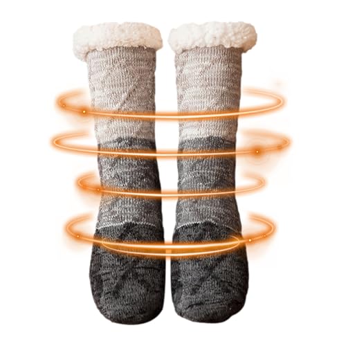 Bodensocken für den Innenbereich, Winter-Bodensocken | Warme lange Bodensocken,Bequeme lange Schlafsocken, Must-Haves für Männer, Kinder und Mütter nach der Geburt Goowafur von Goowafur