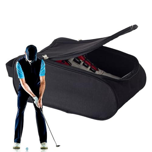 Golfschuh-Tragetasche, Golfschuhtasche für Reisen - Schuhtasche mit Reißverschluss,Tragbare Golfschuhtasche, Reisesporttasche für Männer und Frauen, Golfzubehör Goowafur von Goowafur