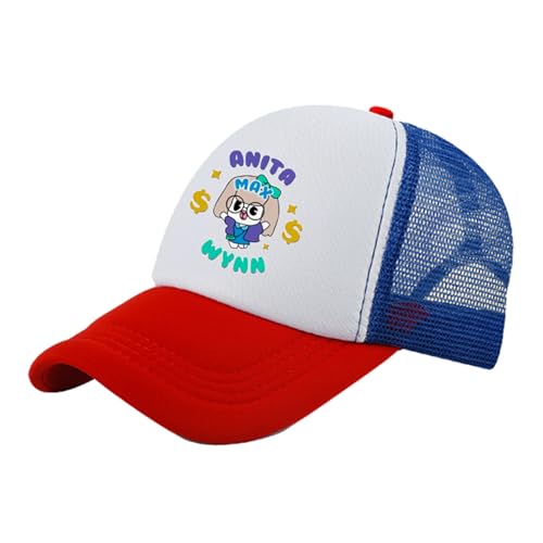 Goowafur Anita Max Wynns Cap, Modische Joke Mesh Snapback Cap, Ich Brauche einen Max Win Lustige Trucker,lustige Baseballkappen, Verstellbare Sommer-Netzhüte für Damen und Herren von Goowafur