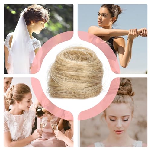 Goowafur Haarknoten - Unordentliche Dutt Haarstücke für Damen | Synthetische Haarteile Für Hochsteckfrisur Pferdeschwanz Party Hochzeit Reisen Styling Haaraccessoire von Goowafur