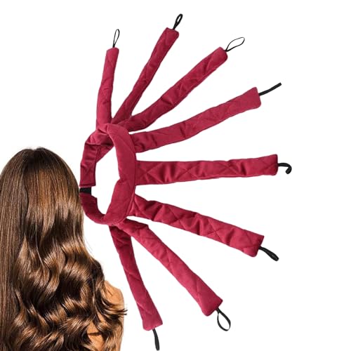 Hitzefreies Lockenband, Octopus Lockenstab,Lockenwickler für die Nacht,Weiches DIY Haarstyling Tools für Damen Mädchen von Goowafur