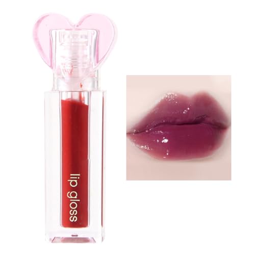 Lipgloss - Makeup Lip Glow Oil für die Lippenpflege | Tragbarer Lip Jelly Lipgloss für wasserglänzende, spiegelnde, pralle Lippen für Frauen und Mädchen Goowafur von Goowafur