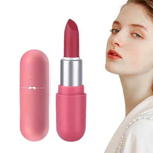 Lippenstift - Ganztägiger Lippenstift,Langanhaltender, hochpigmentierter, wasserfester Mini-Lipgloss, wischfester Lippenfarbton für Mädchen und Frauen Goowafur von Goowafur