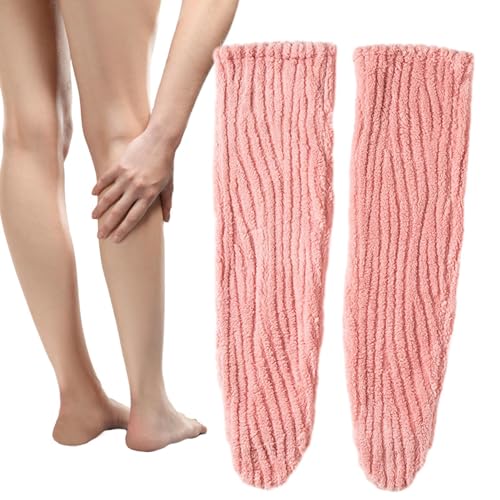 Slipper-Socken für Damen | Verlängerte und verdickte flauschige Strümpfe - Weiche und bequeme Fleece-Winterstrümpfe für Freundin, Mutter, Ehefrau Goowafur von Goowafur