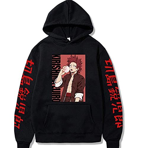 Anime My Hero Academia Hoodie Charakter Kirishima Eijirou 3D Digitaldruck lässig täglich Kostüm niedlich Cartoon Hoodie MHA von Gooyeh