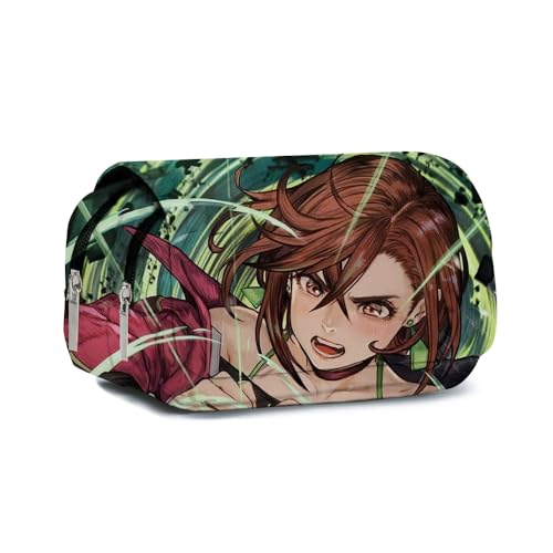 Dan Da Dan Federmäppchen Ayase Momo/Turbo Granny Schüler-Schreibwaren Dan Da Dan Merch Anime Federmäppchen 2 Fächer Mädchen/Jungen Anime Federtasche Für Schule von Gooyeh
