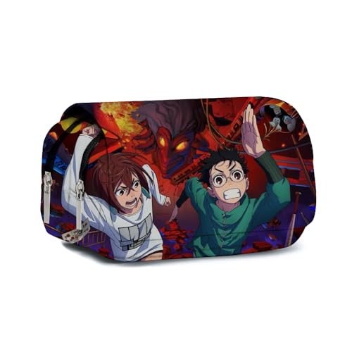 Dan Da Dan Federmäppchen Ayase Momo/Turbo Granny Schüler-Schreibwaren Dan Da Dan Merch Anime Federmäppchen 2 Fächer Mädchen/Jungen Anime Federtasche Für Schule von Gooyeh