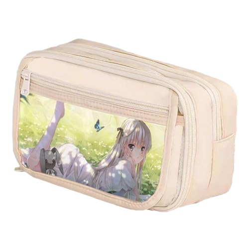 Gooyeh Anime Federmäppchen Kasugano Sora Federmäppchen Kasugano Sora Merch Schreibwarentasche für Schüler Mädchen Jungen Schulbedarf, Typ 14, 21*13*8cm, Kosmetikkoffer von Gooyeh