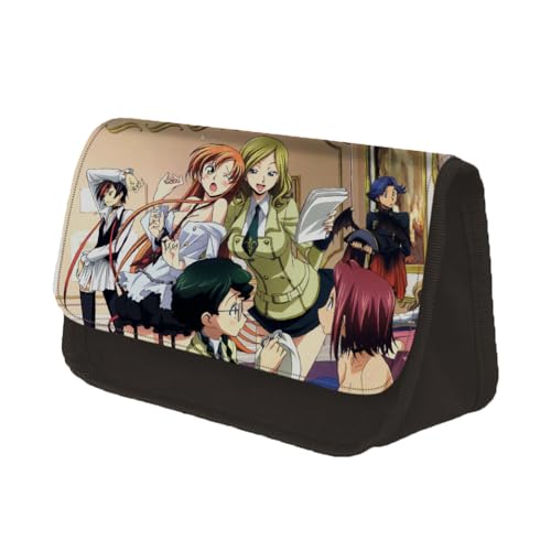 Gooyeh Anime Federmäppchen Lelouch Lamperouge Schreibwarentasche Große Kapazität Cartoon Schreibwaren Anime Federmappe Kinder/Büro Dreieck Federmäppchen von Gooyeh