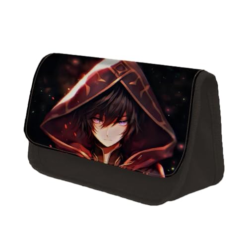 Gooyeh Anime Federmäppchen Lelouch Lamperouge Schreibwarentasche Große Kapazität Cartoon Schreibwaren Anime Federmappe Kinder/Büro Dreieck Federmäppchen von Gooyeh