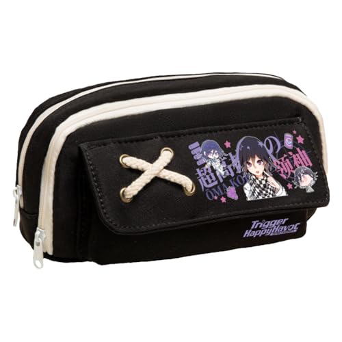 Gooyeh Anime Federmäppchen Nagito Komaeda Federmäppchen Nanami Chiaki Schreibwaren Tasche Große Kapazität Stifttasche Back to School Supplies, Typ 1, 21*11*5.5cm, Kosmetikkoffer von Gooyeh
