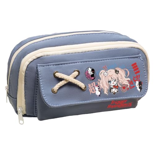 Gooyeh Anime Federmäppchen Nagito Komaeda Federmäppchen Nanami Chiaki Schreibwaren Tasche Große Kapazität Stifttasche Back to School Supplies, Typ 10, 21*11*5.5cm, Kosmetikkoffer von Gooyeh