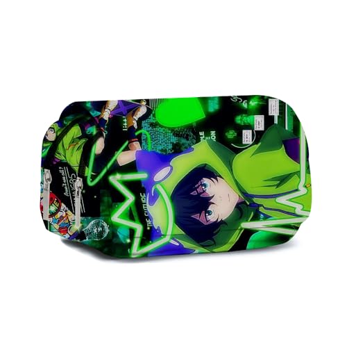 Gooyeh Anime Federmäppchen Sakurayashiki Kaoru/Kyan Reki Stifttasche Doppelreißverschluss Federmäppchen Große Kapazität Stifttasche Studenten Schreibwaren Tasche Anime Tasche Schreibwaren Bürobedarf, von Gooyeh