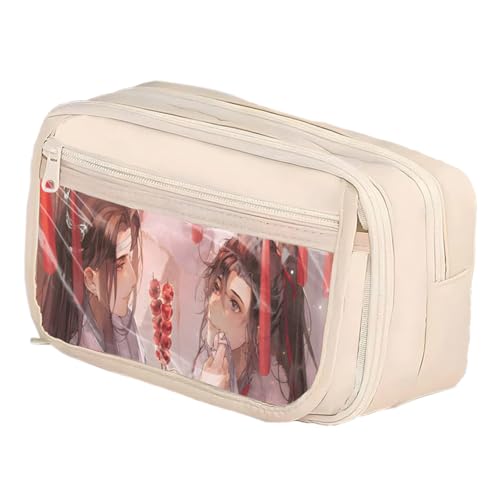 Gooyeh Anime Federmäppchen Wei Wu Xian Federmäppchen LAN Wang Ji Merch Schreibwaren Tasche Manga Stil Schulbedarf für Schüler, Typ 14, 21*13*8cm, Kosmetikkoffer von Gooyeh