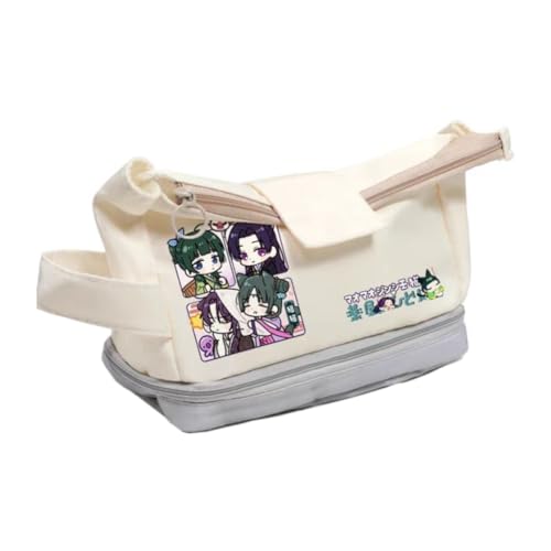 Gooyeh Anime Maomao Federmäppchen Jinshi Federmäppchen Anime Maomao Merch Schreibwaren Tasche Stifttasche Schulsaison Geschenke für Studenten, Typ 2, 21*13*8.5cm, Kosmetikkoffer von Gooyeh