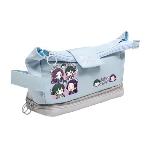 Gooyeh Anime Maomao Federmäppchen Jinshi Federmäppchen Anime Maomao Merch Schreibwaren Tasche Stifttasche Schulsaison Geschenke für Studenten, Typ 3, 21*13*8.5cm, Kosmetikkoffer von Gooyeh